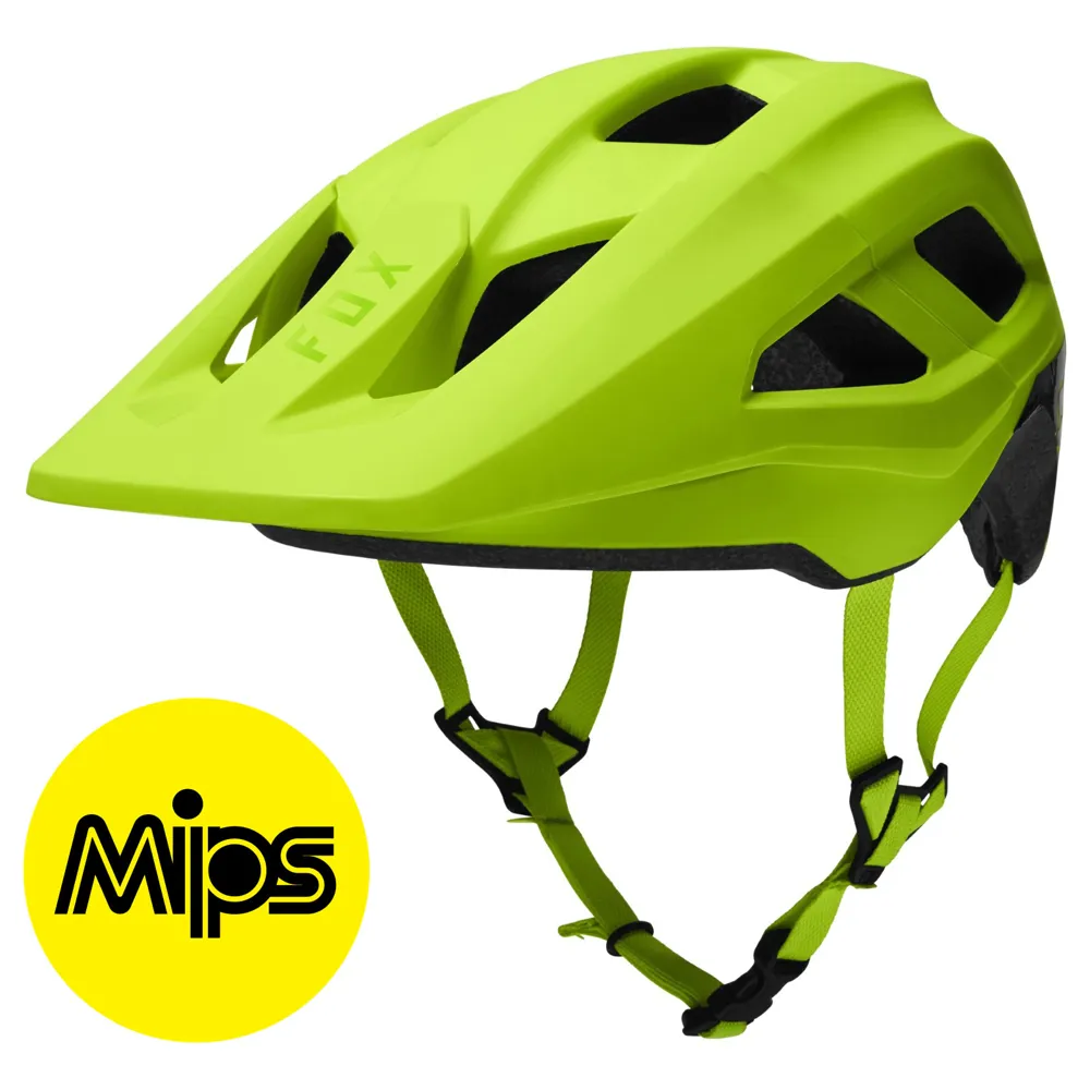 Image of Fox Mainframe Youth MIPS MTB Helmet Flo Yellow